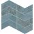 Domino Margot Blue 29,8x25 matt mozaik