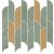 Outlet Tubadzin Tissue Green 29,8x27,2cm Mozaik
