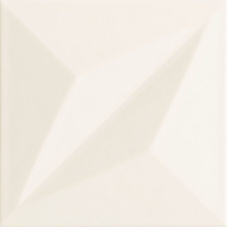 Tubadzin Colour white Struktura 1 14,8x14,8 Csempe