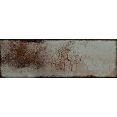 Tubadzin Curio Green Mix A STR  23,7x7,8 csempe 