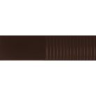 Tubadzin Groove Brown 2 STR 29,8x7,8x1cm fényes csempe