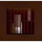 Tubadzin Groove Brown 2 STR 29,8x7,8x1cm fényes csempe