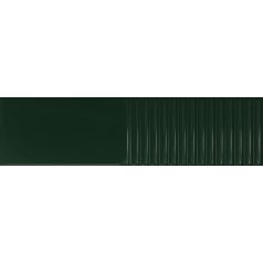 Tubadzin Groove Green 2 STR  29,8x7,8x1cm fényes csempe
