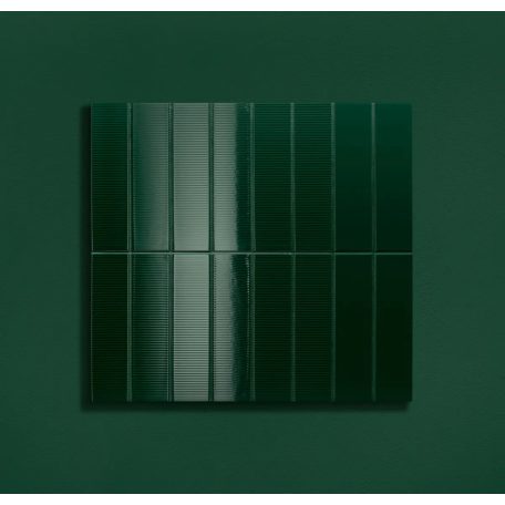 Tubadzin Groove Green 2 STR  29,8x7,8x1cm fényes csempe