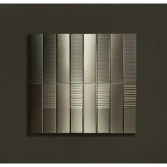 Tubadzin Groove Metallic 2 STR 29,8x7,8x1cm fényes csempe