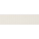 Tubadzin Groove White Sugar 1 STR 29,8x7,8x1cm fényes csempe