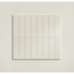 Tubadzin Groove White Sugar 2 STR 29,8x7,8x1cm fényes