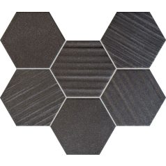 Tubadzin Horizon HEX Black 28,9x22,1 mozaik 