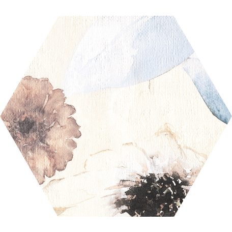 Tubadzin Mild Garden Hex 22,1x19,2 dekor