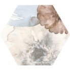 Tubadzin Mild Garden Hex 22,1x19,2 dekor