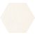 Tubadzin Mild Garden White Hex 22,1x19,2 dekor 