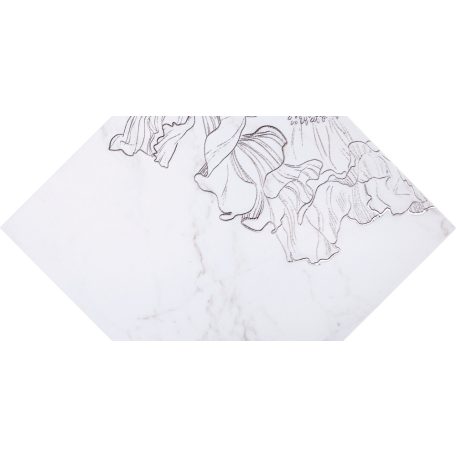 Tubadzin Rochelle fleur form 22,5x14,8 Fali Dekoráció