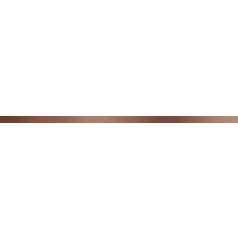 Tubadzin Steel Copper 2 Fali Listwa 74,8x2,3