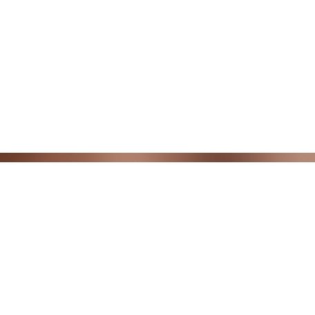 Tubadzin Steel Copper 2 Fali Listwa 74,8x2,3