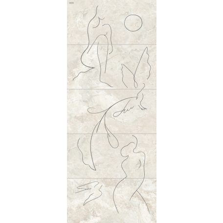 Tubadzin Teri Soft Line C dekor 119,8x59,8x0,8cm szatén