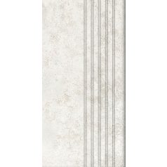 Tubadzin Torano white Matt 59,8x29,6x0,8 Lépcsőlap